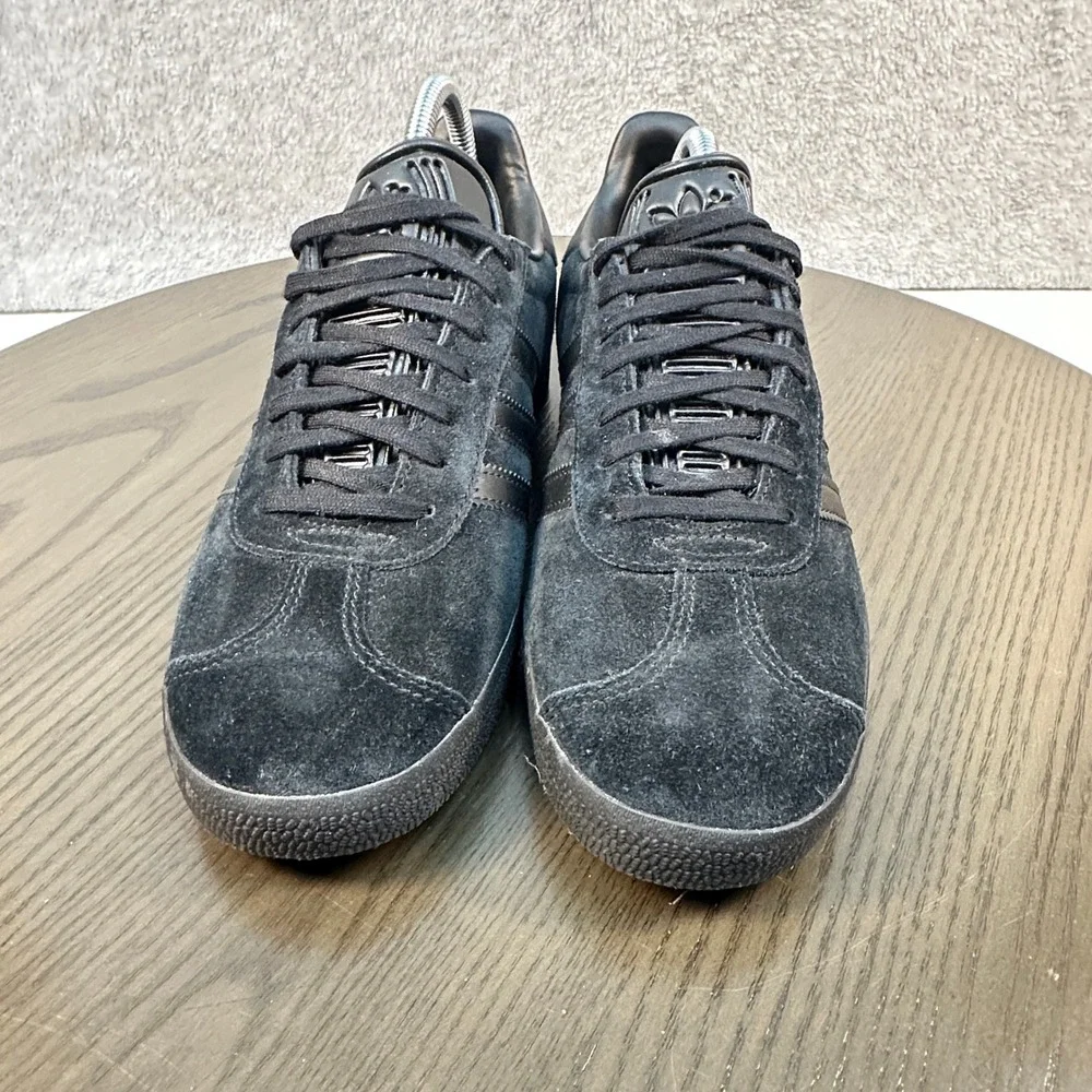 Adidas Gazelle Core Black Sneakers Mens Size 8 Suede CQ2809 Low Top Shoes